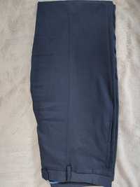 Spodnie eleganckie męskie XL L Zara granatowe