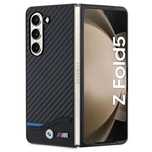 Etui Bmw Leather Carbon na Samsung Galaxy Z Fold 5 - czarne