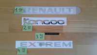 Emblemat literki napis Renault kangoo limited extrem