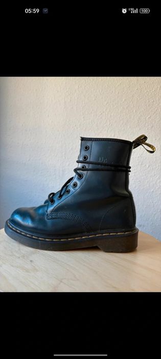 Martensy bardzo ciemno zielone