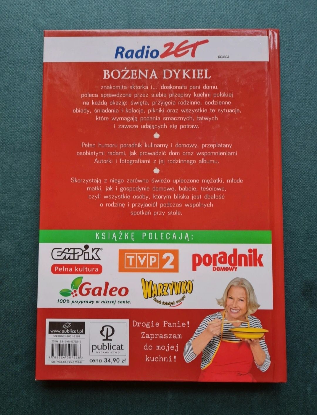 Moje sekrety kulinarne Bożena Dykiel przepisy książka kucharska jedzen