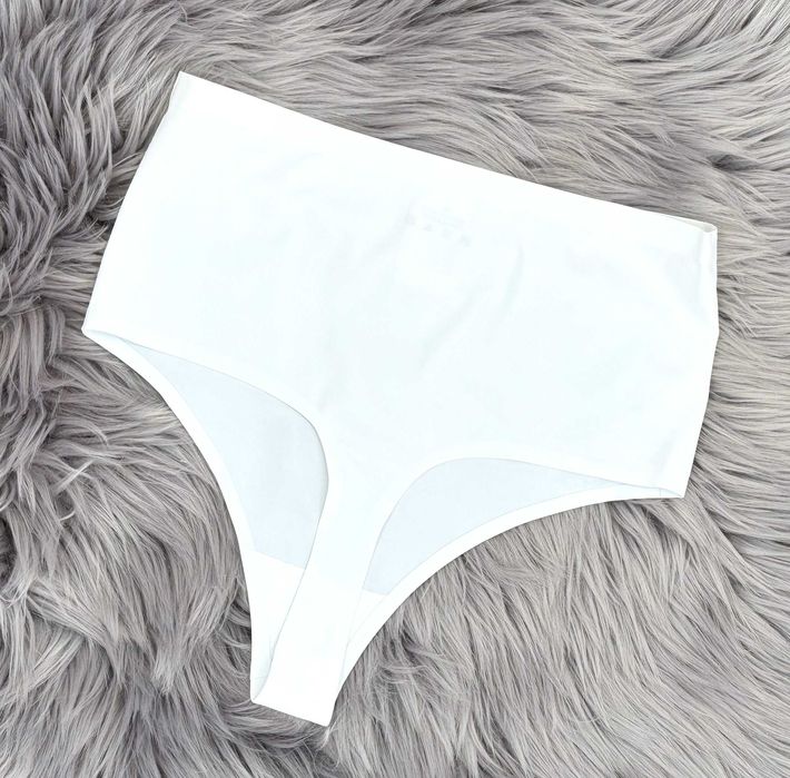 xxl 44 gładkie stringi majtki laserowo cięte wysoki stan intimidao