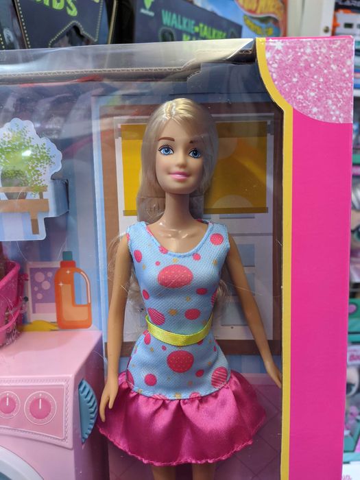 Барбі барби набор лялька пральна машинка