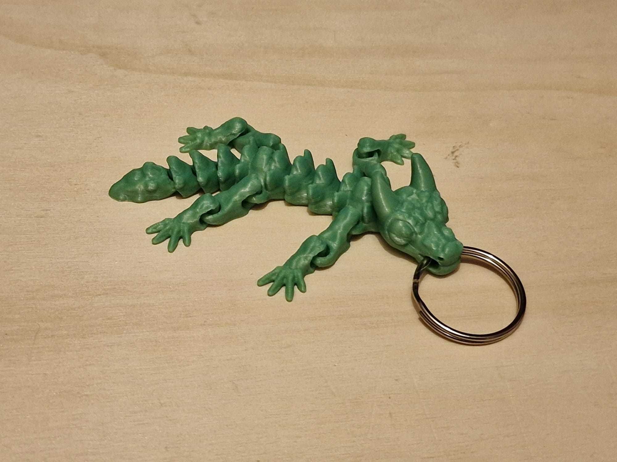 porta chaves drgão imprimido 3d