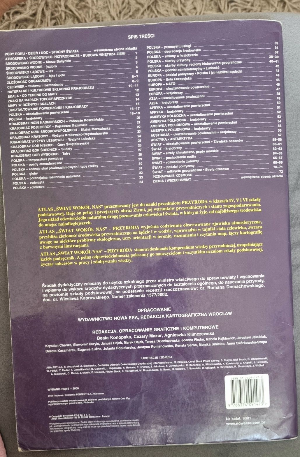 Atlas przyroda świat wokół nas nowa era