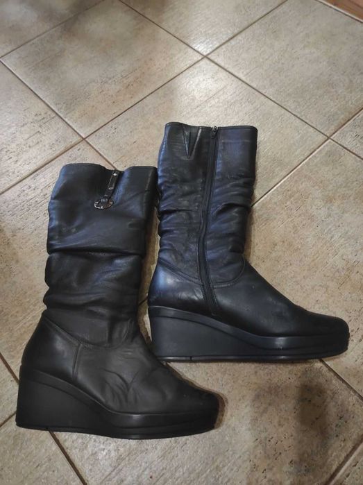 Сапожки жіночі зимові, 40р, овчина.