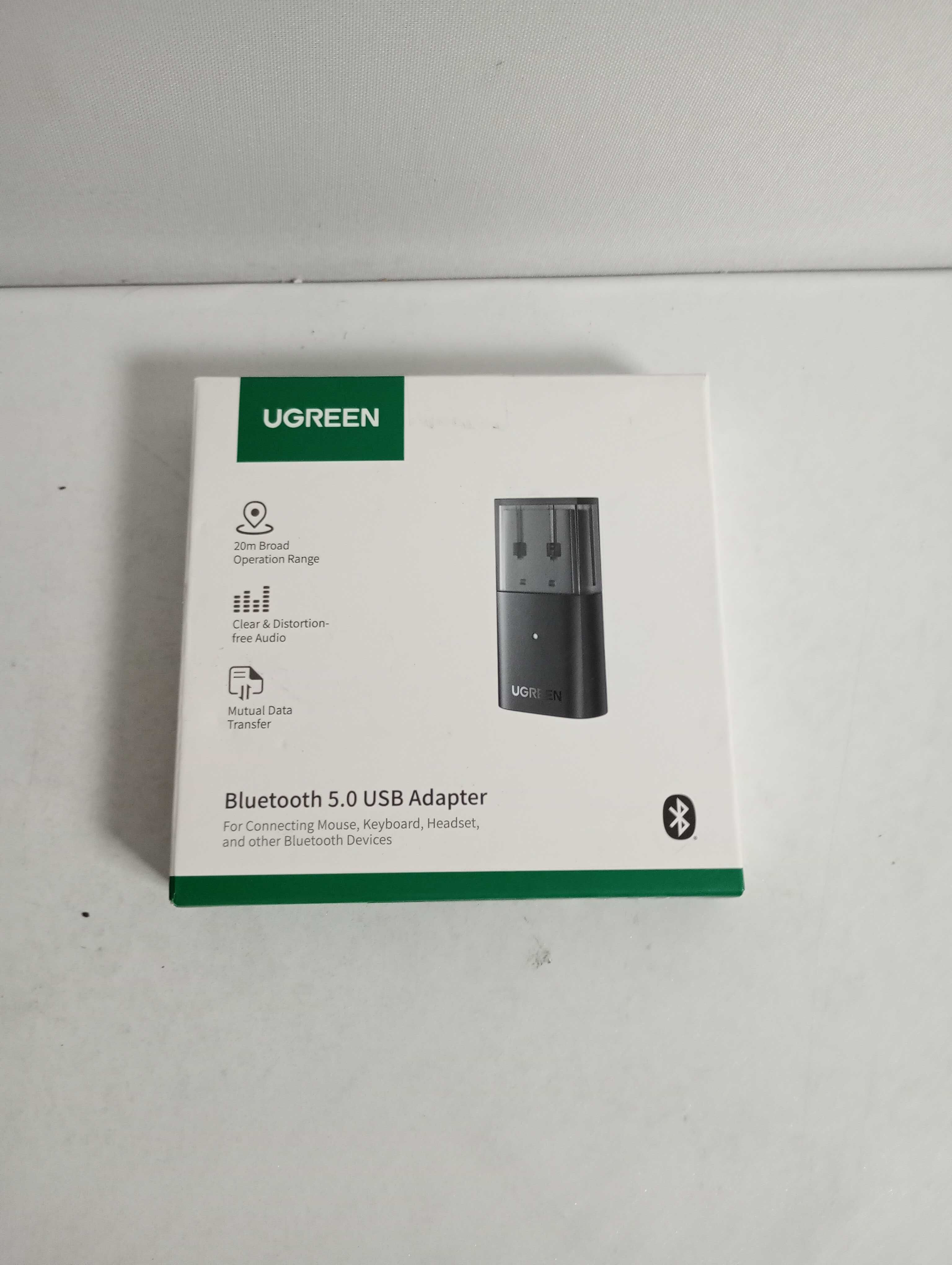 Ugreen adapter Bluetooth 5.0 USB-A czarny (CM390)