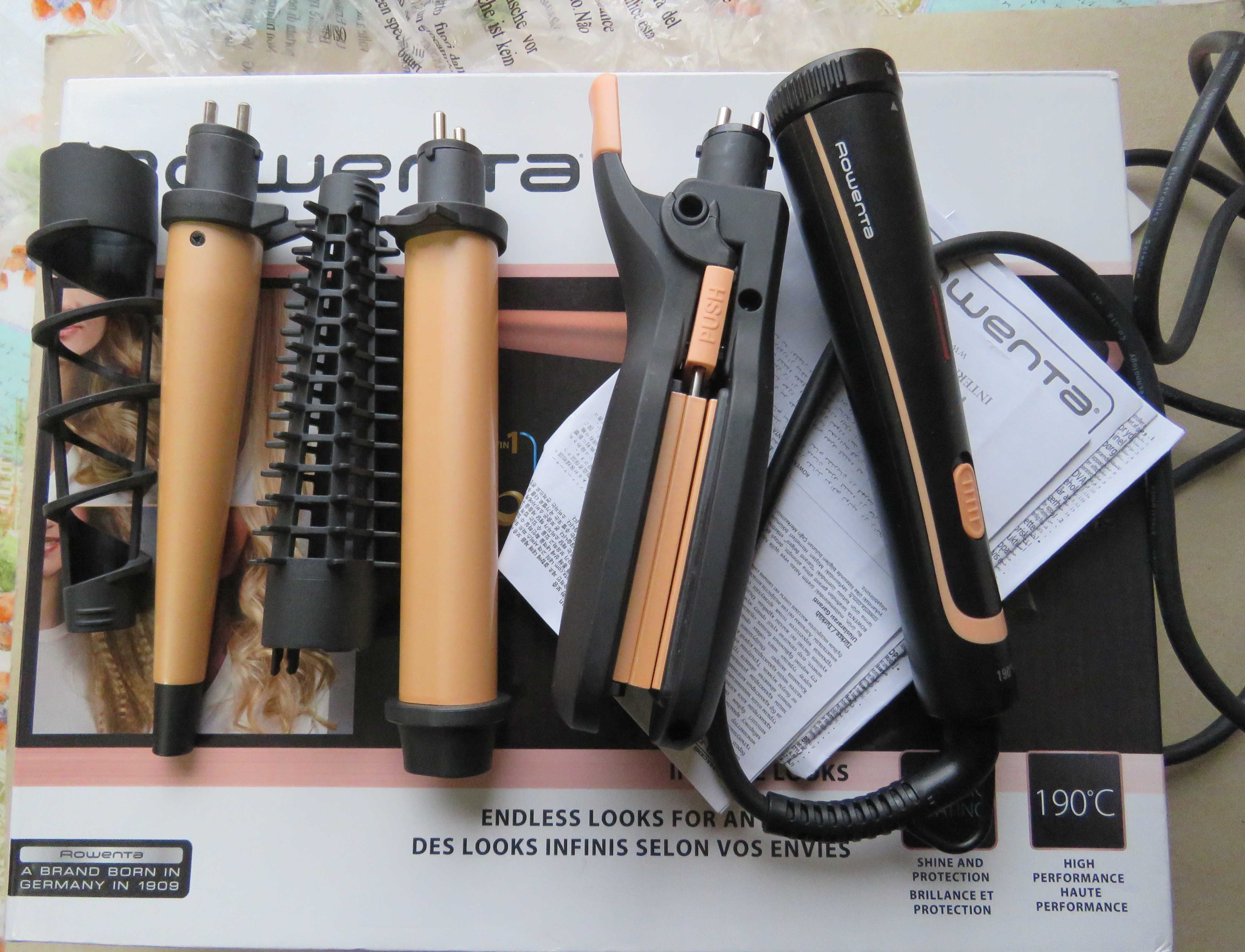 Rowenta Multistyler Infinite Looks;Revestimento ceramico;190ºC; USADO