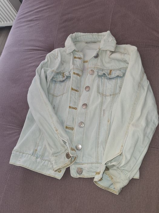 Kurtka jeansowa dla dziewczynki 134