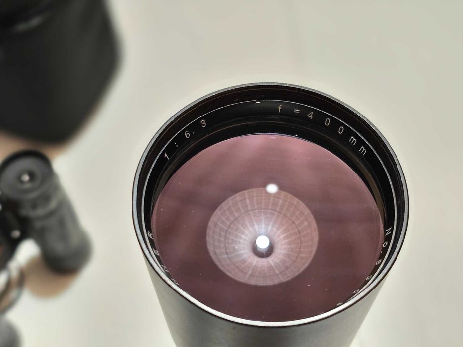 Manualny obiektyw t2 400 mm f6.3 Brenner Japan okazja beroflex soligor