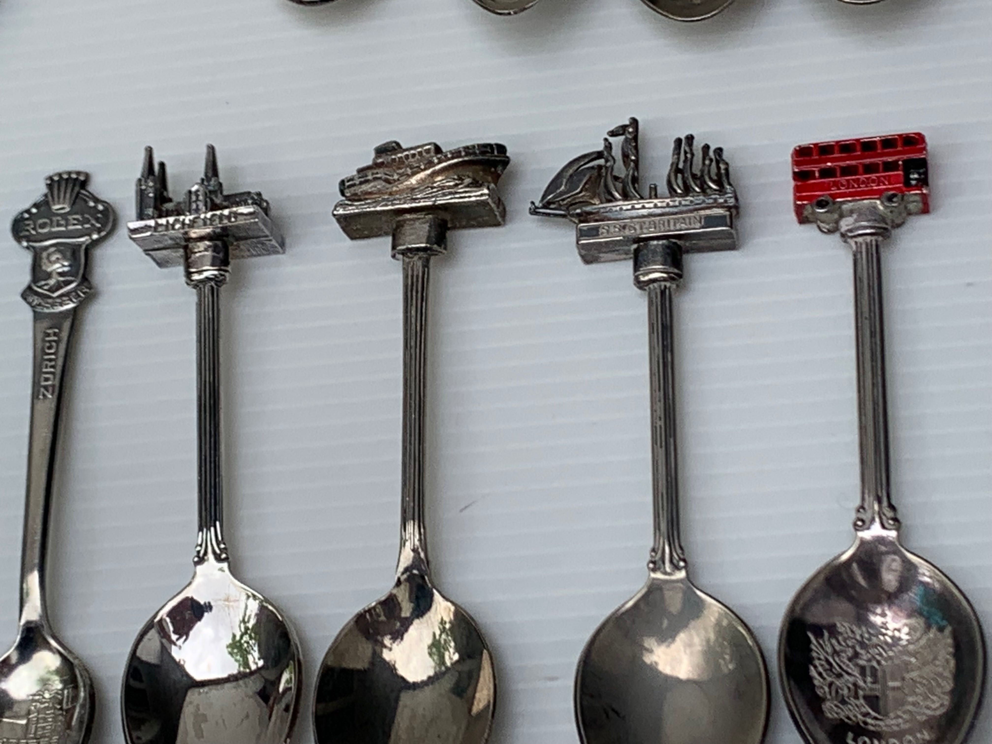 Lote colheres de coleção , lembrança , Souvenir