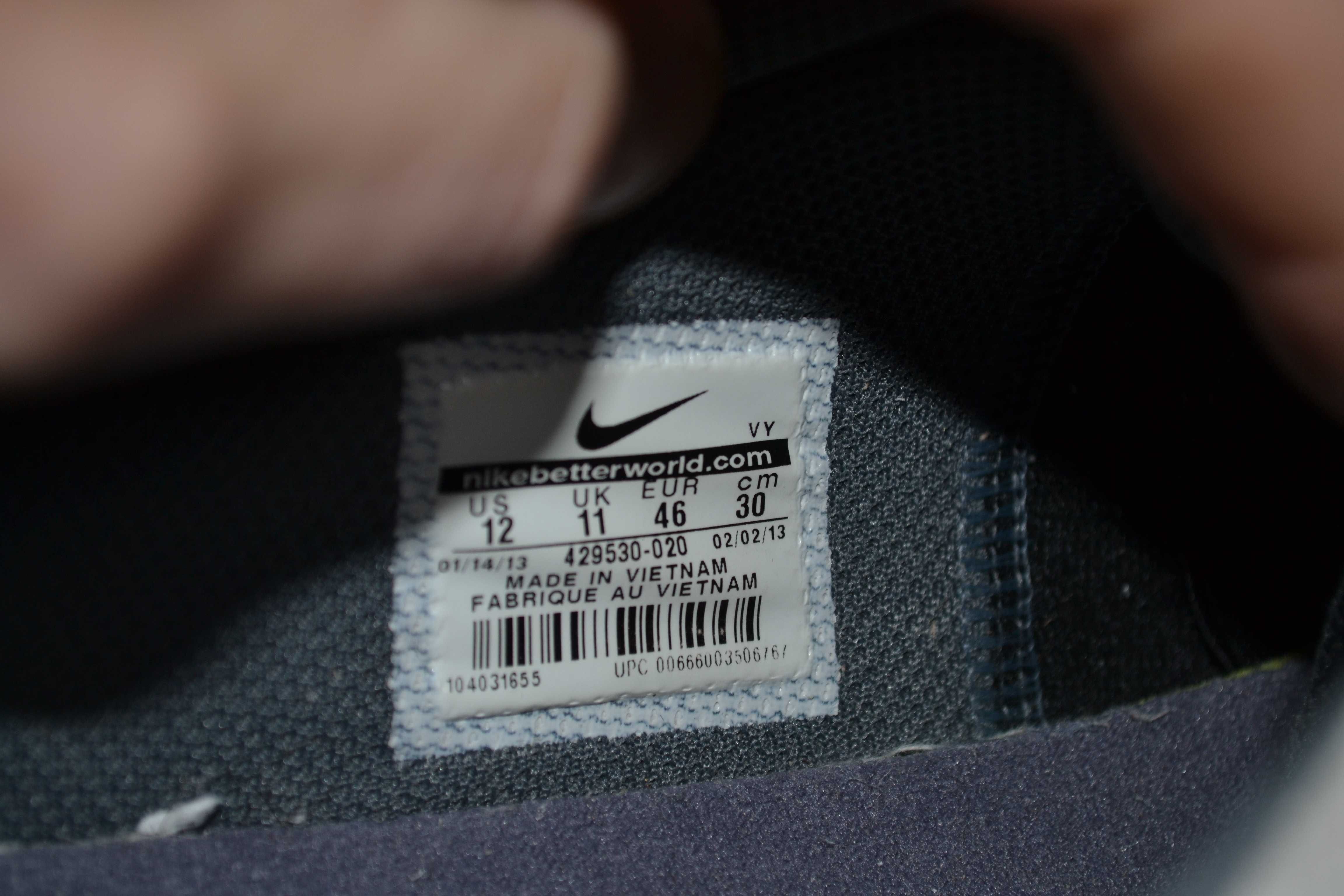 Кроссовки Nike Оригинал Размер 46 Стелька 30 см