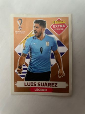 Carta para o álbum da copa , Luis Suárez legend