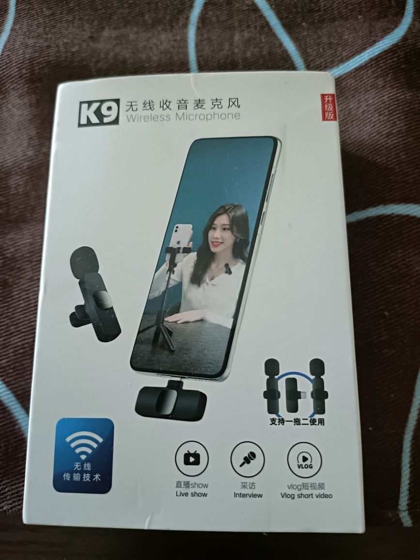 Set microfone para telemóvel bluetooth (tipo C)