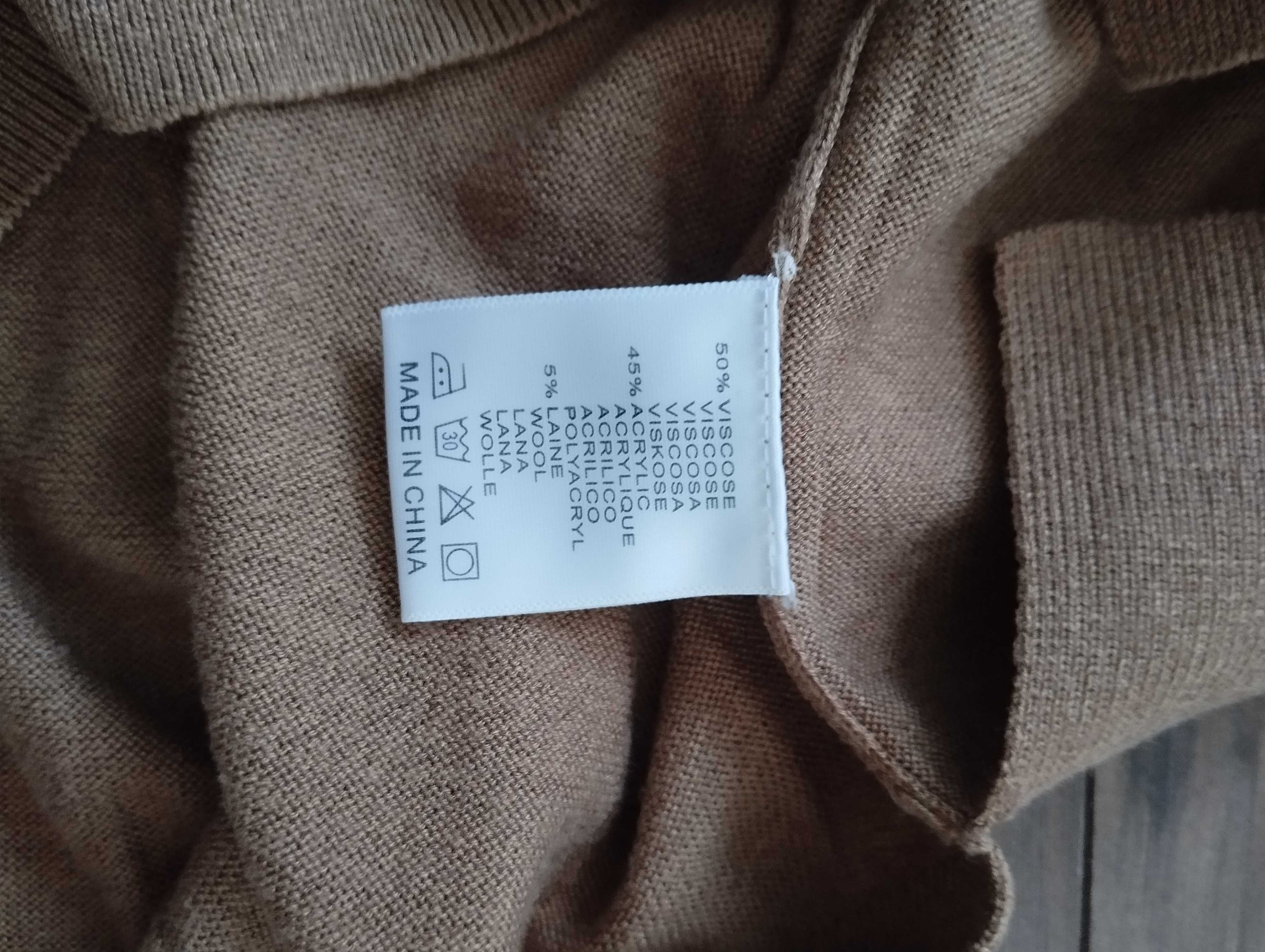 Damski sweter rozpinany