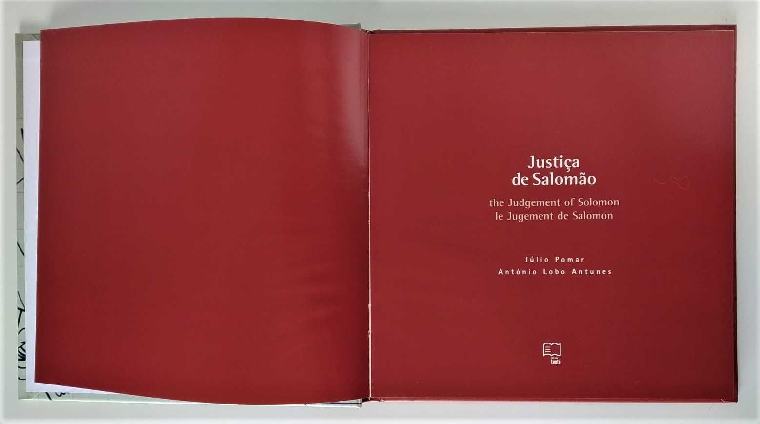 Justiça de Salomão | Júlio Pomar, António Lobo Antunes e Maria Alzira