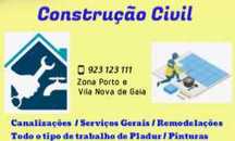 Construçao Civil, Serviços Gerais, Remodelaçoes --> SOBRE ORCAMENTO