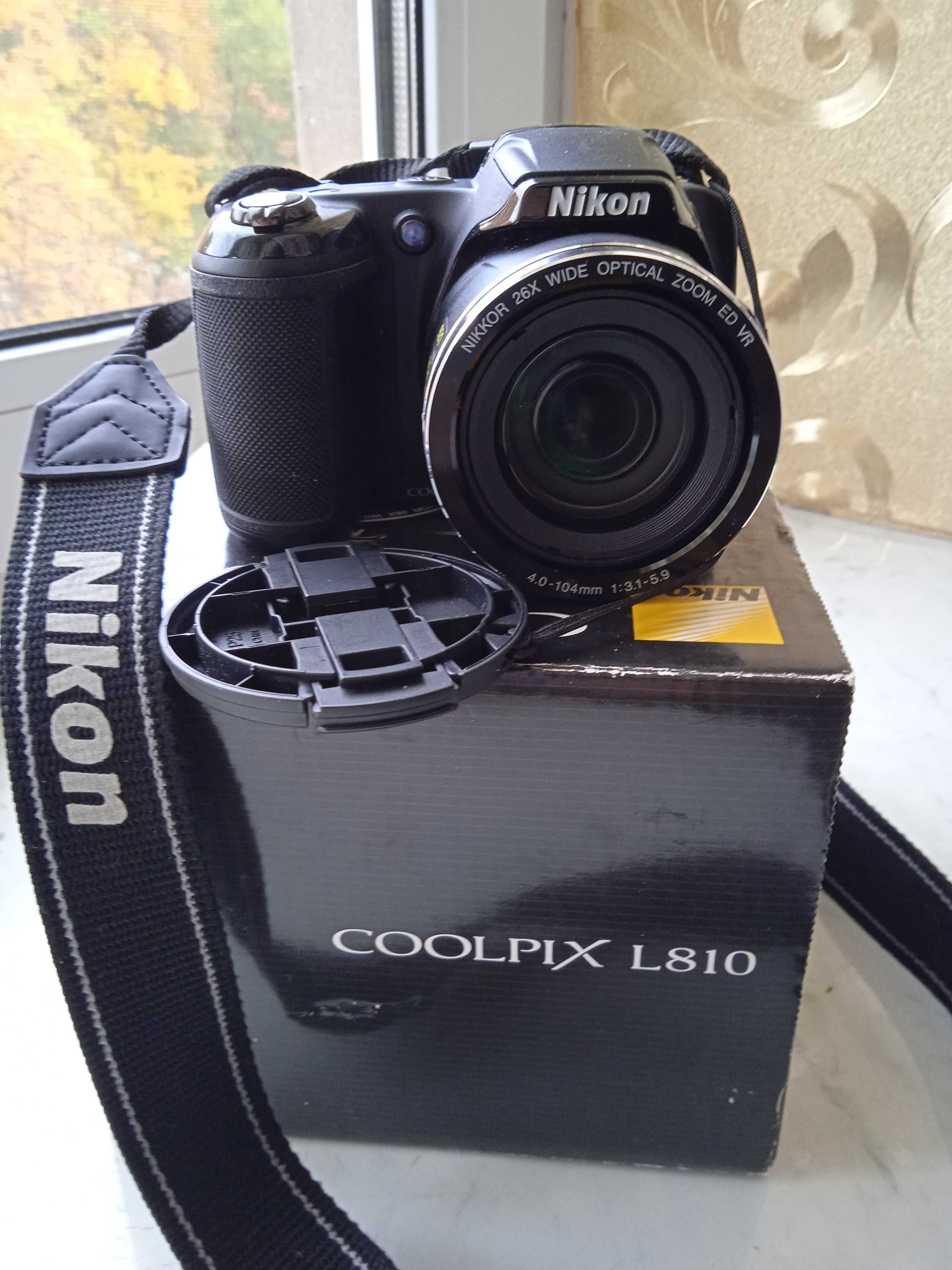 Новый классный фотовидео аппарат NIKON cooĺpix L 810