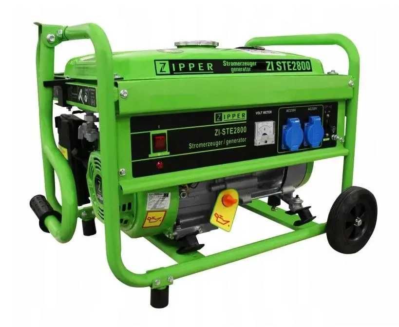 Бензиновий однофазний генератор ZIPPER ZI-STE2800 2.8 кВт 15 л