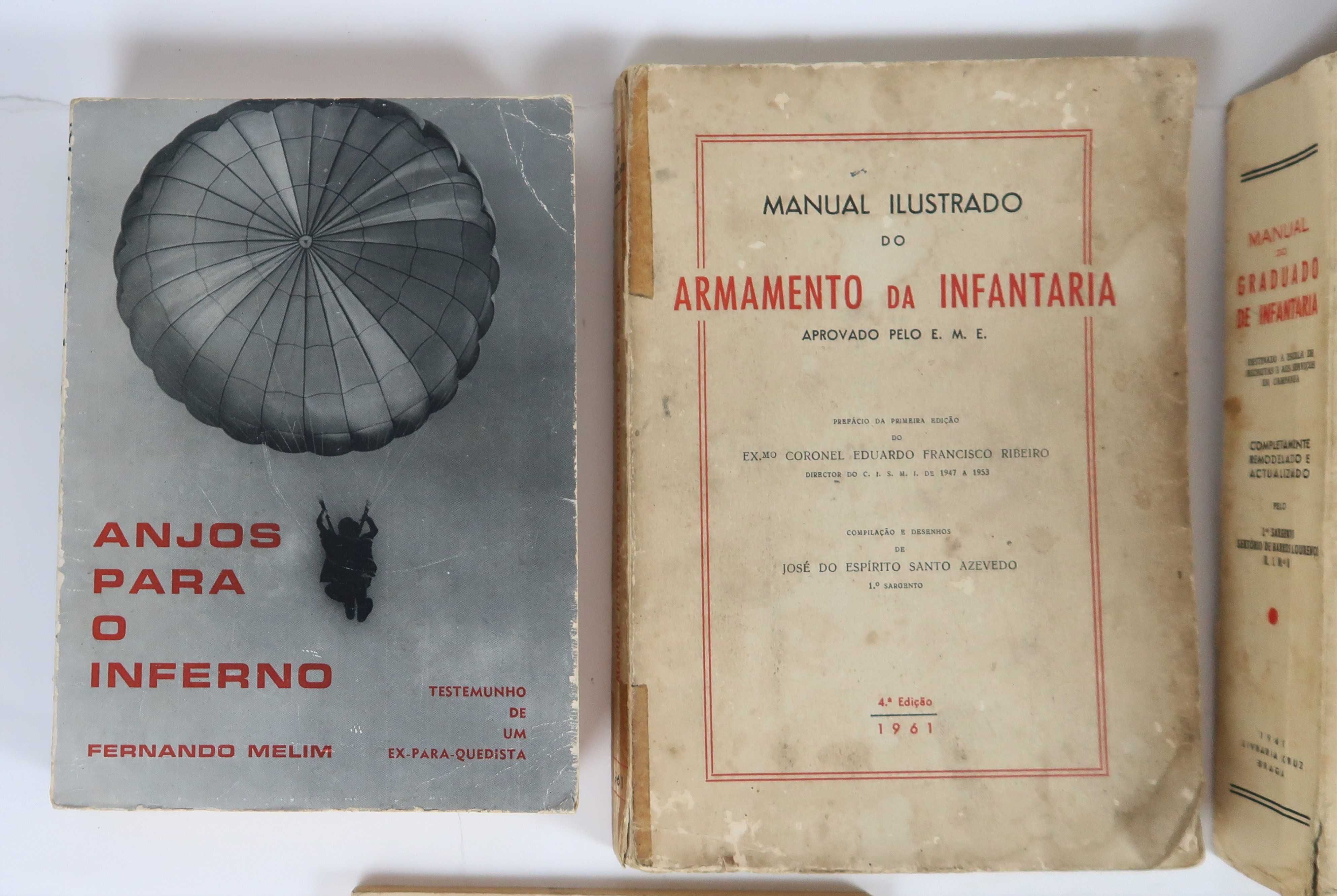 Militaria - 5 livros antigos