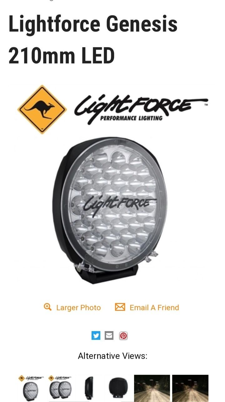 Led - фары прожектора 1050 метров луч  ( Offroad - ARB ) Lightforce