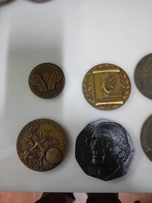 Medalhas em bronze