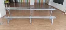 Suporte para halteres de musculação