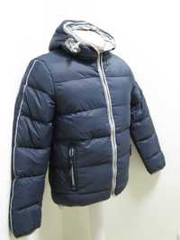 164 rozmiar kurtka zimowa kaptur polar chłopięca chłopca dziecko bluza