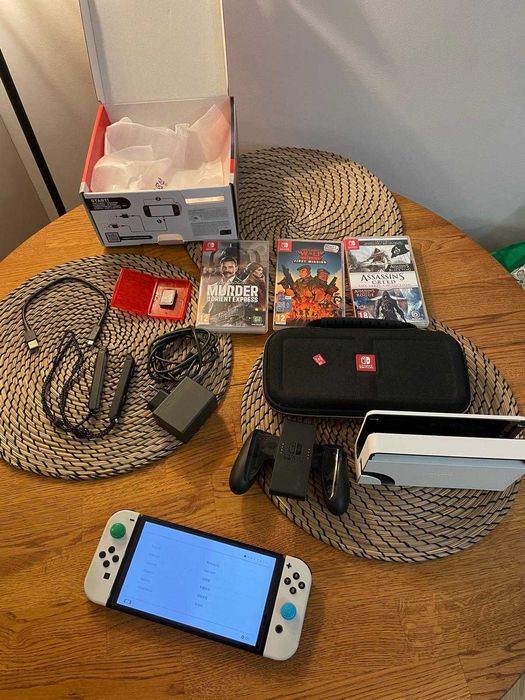 Nintendo Switch Oled - stan idealny! (gwarancja)