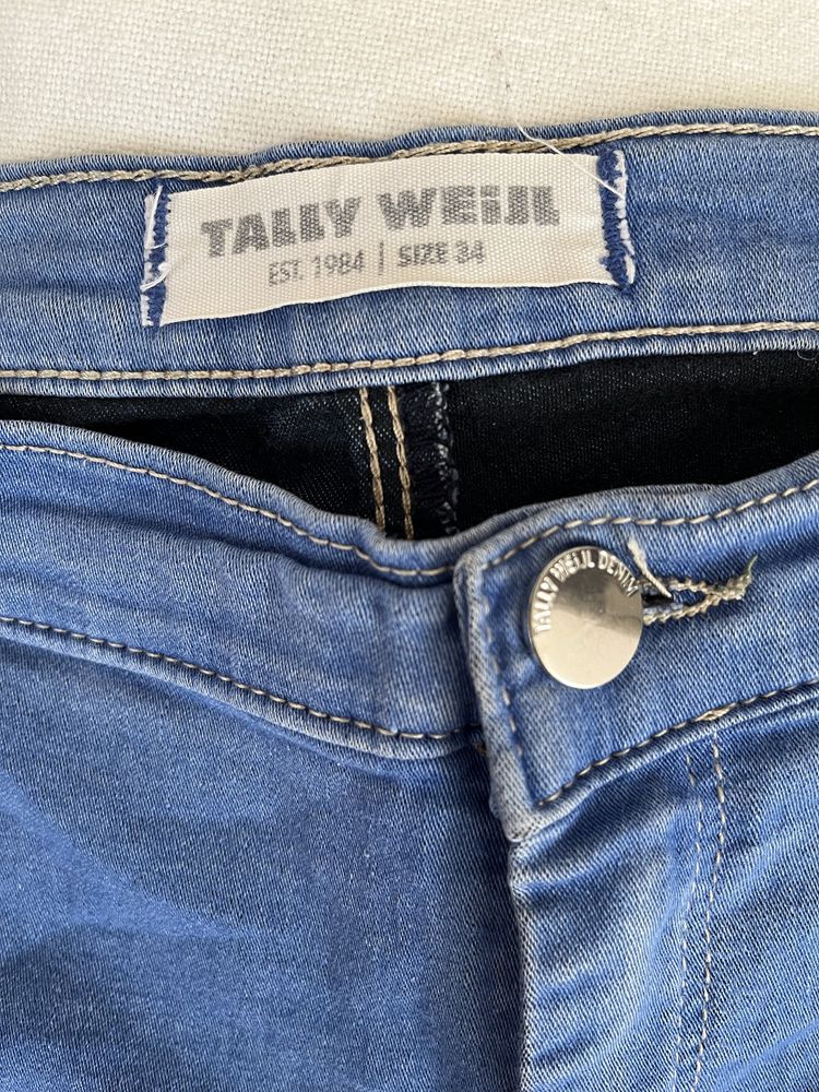 Spodnie jeansowe Tally Weijl z wysokim stanem - rozmiar 34
