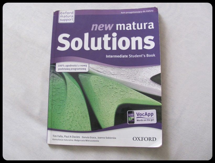 New Matura Solutions OXFORD Student's book