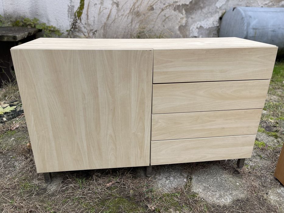 Szafka komoda dwuczęściowa 120 x 64 np na działkę pojemna