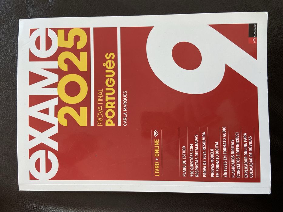 livro preparação para exame de portugues de 9 ano 2025