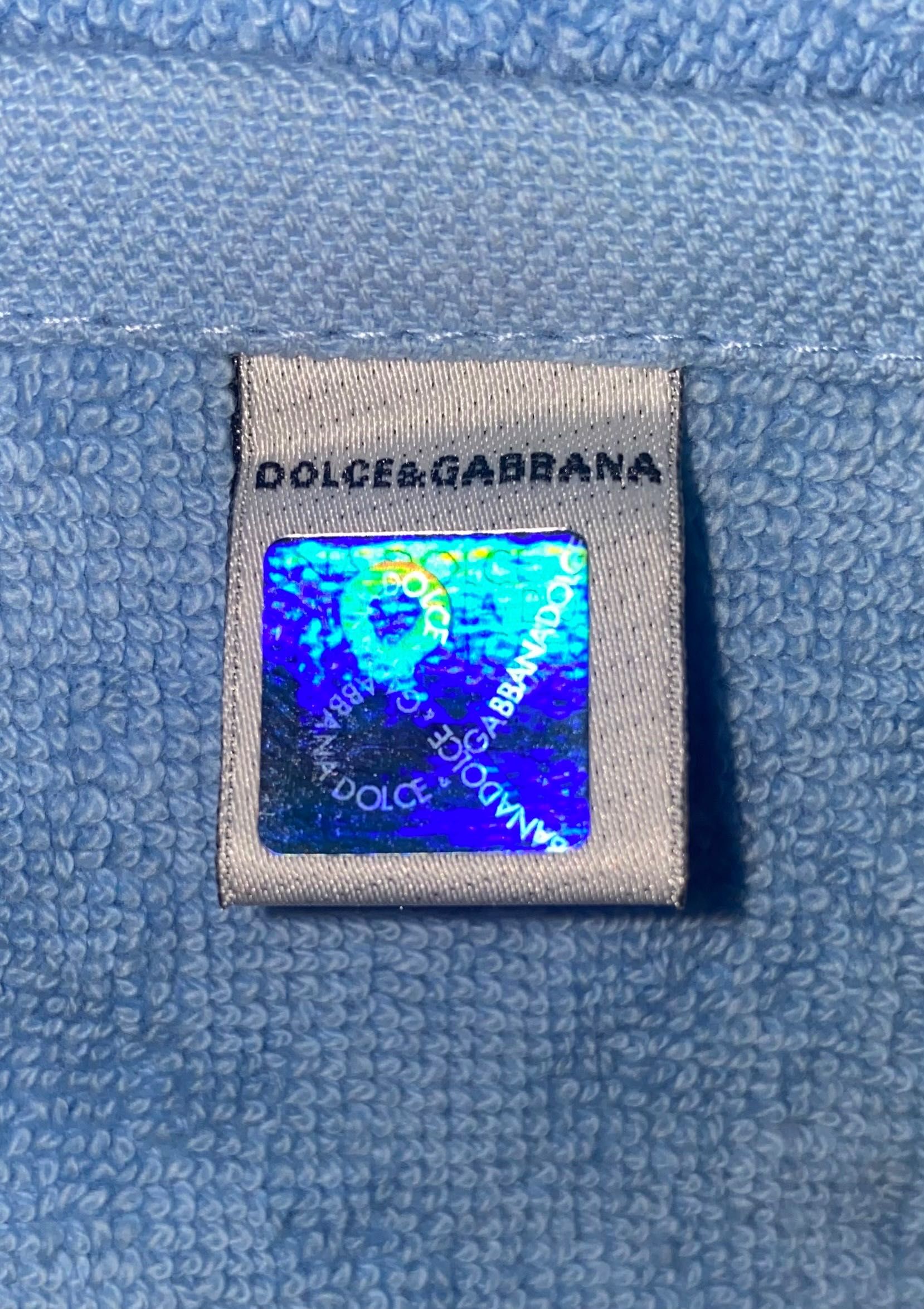 Vintage Ręcznik Dolce&Gabbana LightBlue