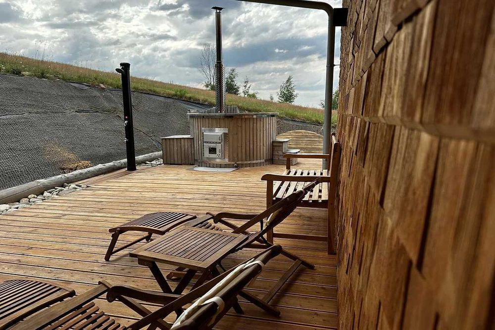 Sylwester w górach – domek z sauną i jacuzzi przy Jeleniej Górze, 14os