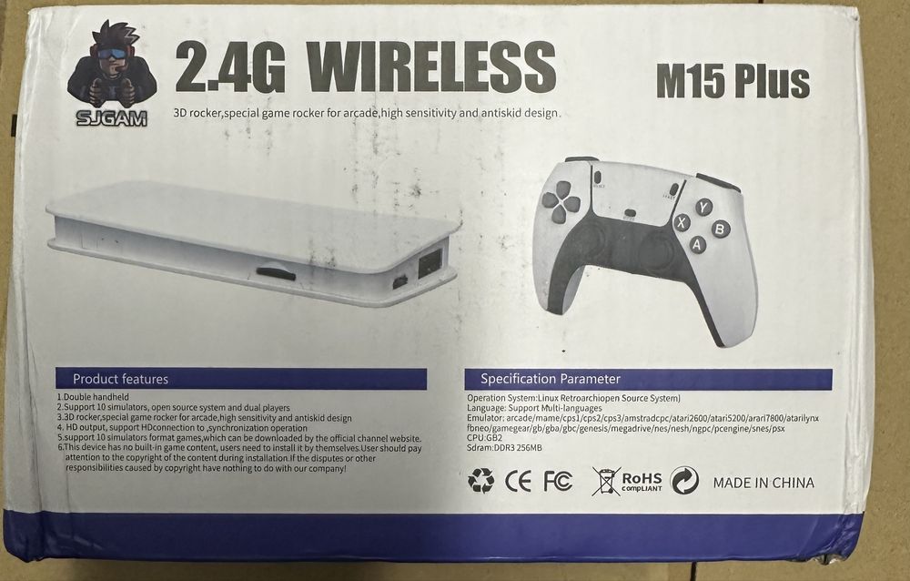 consola de jogos retro portátil