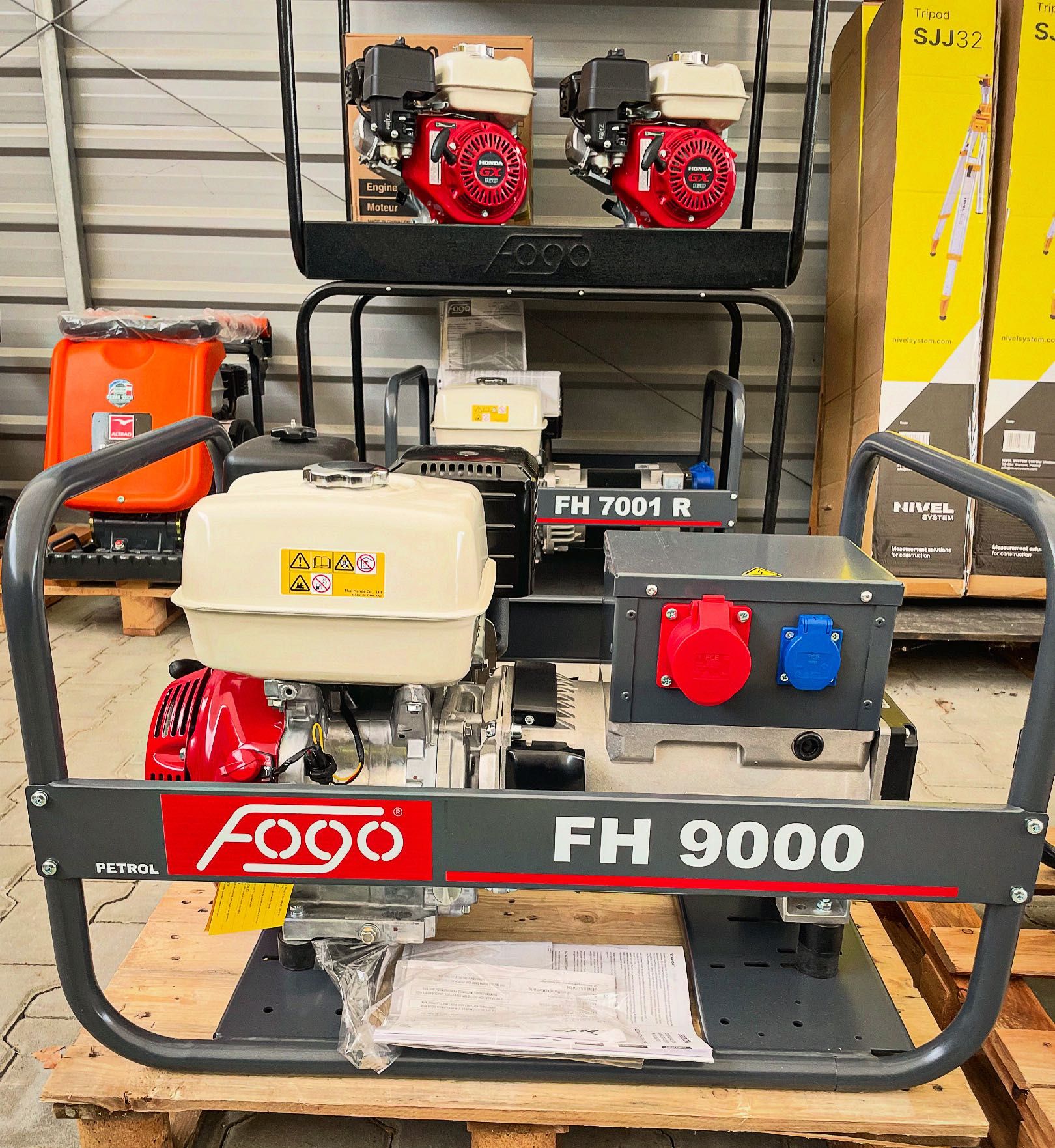 Agregat prądotwórczy Fogo FH 9000 Honda GX 390 Nowy FV