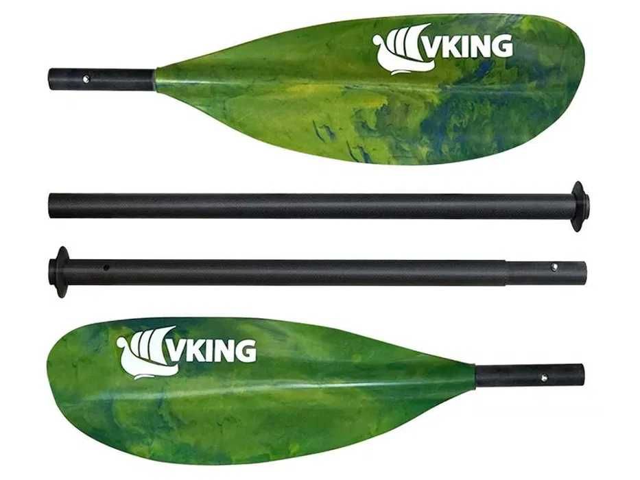 Wiosło packraft kajak składane czteroczęściowe karbon-szklane 230 cm