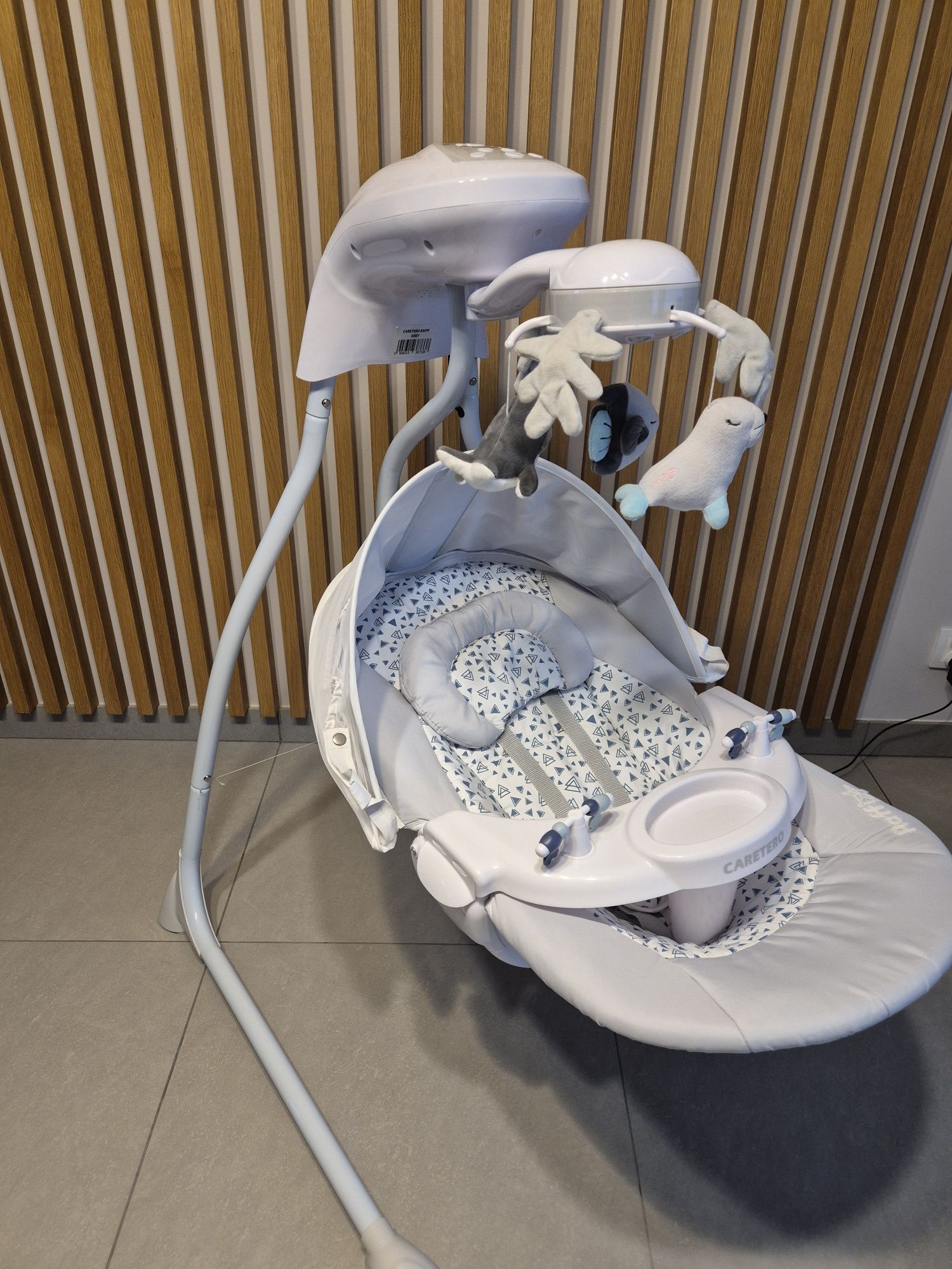 Huśtawka Caretero Raffi Grey jak nowa !