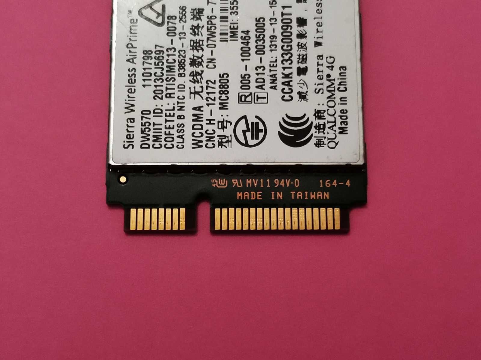 QuaLComm Dw5570 7W5P6 - Karta Sieciowa WiFi