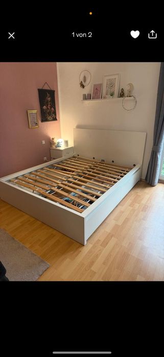 Sprzedam lozko , 4 szuflady , 160x200 , ikea Malm