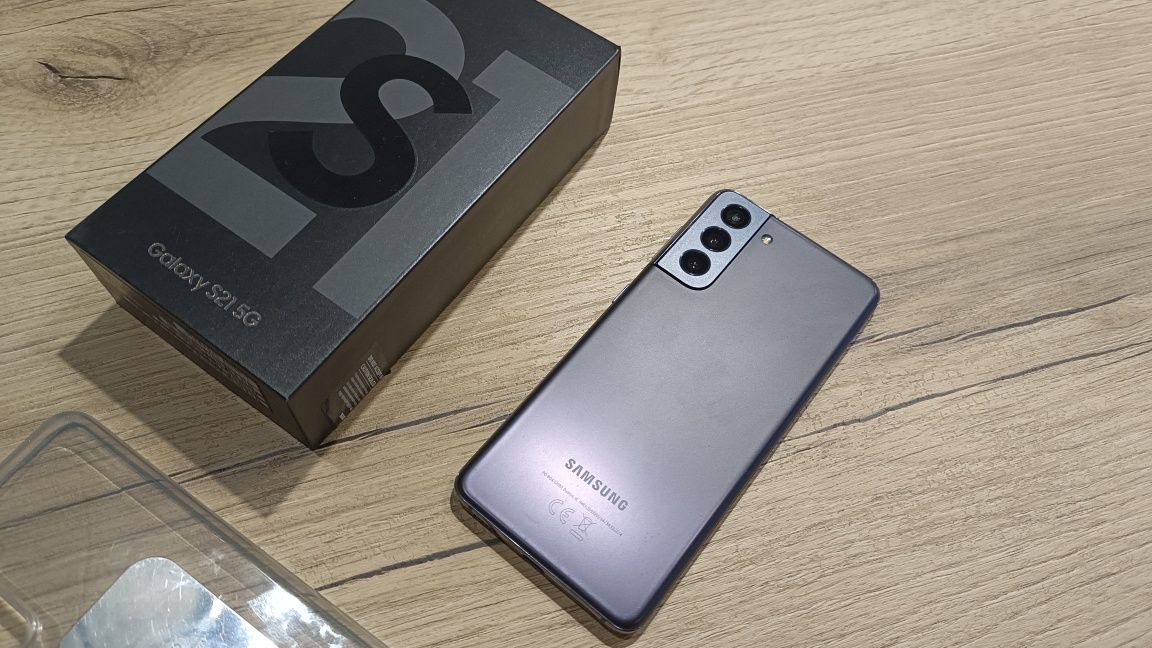 Samsung S21 5G stan bardzo dobry pudełko Poznań dual sim