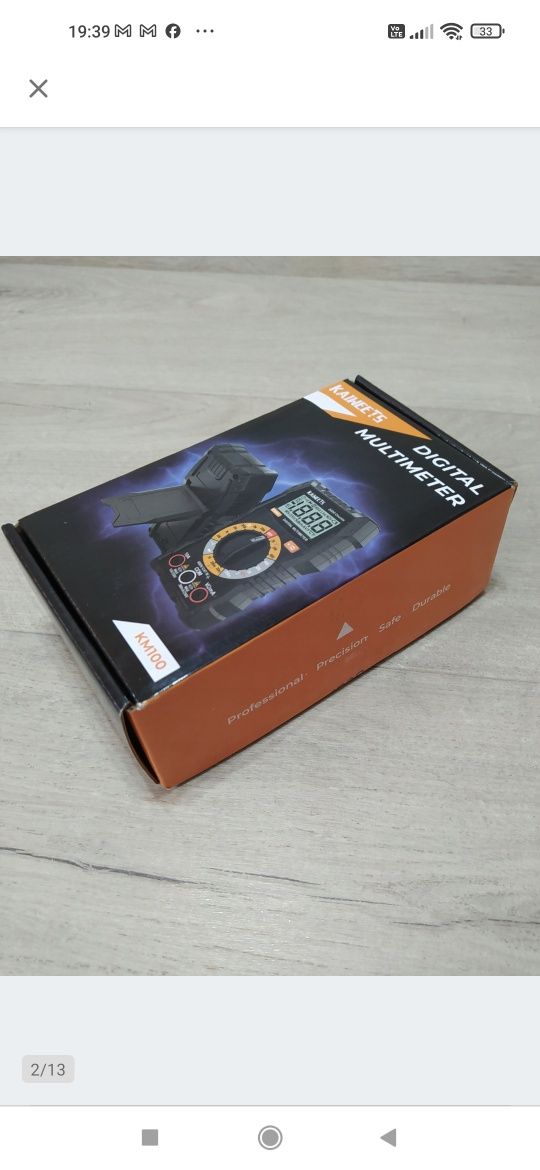 KAIWEETS KM100 Multimetr cyfrowy CAT III 600 V

Nowy.

Opakowanie oryg