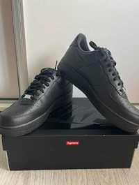 Nike Air Force 1 Low Supreme Black 44