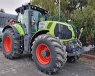 Claas Axion 870 Cmatic Cebis WOM przód Nawigacja nowe opony z Niemiec