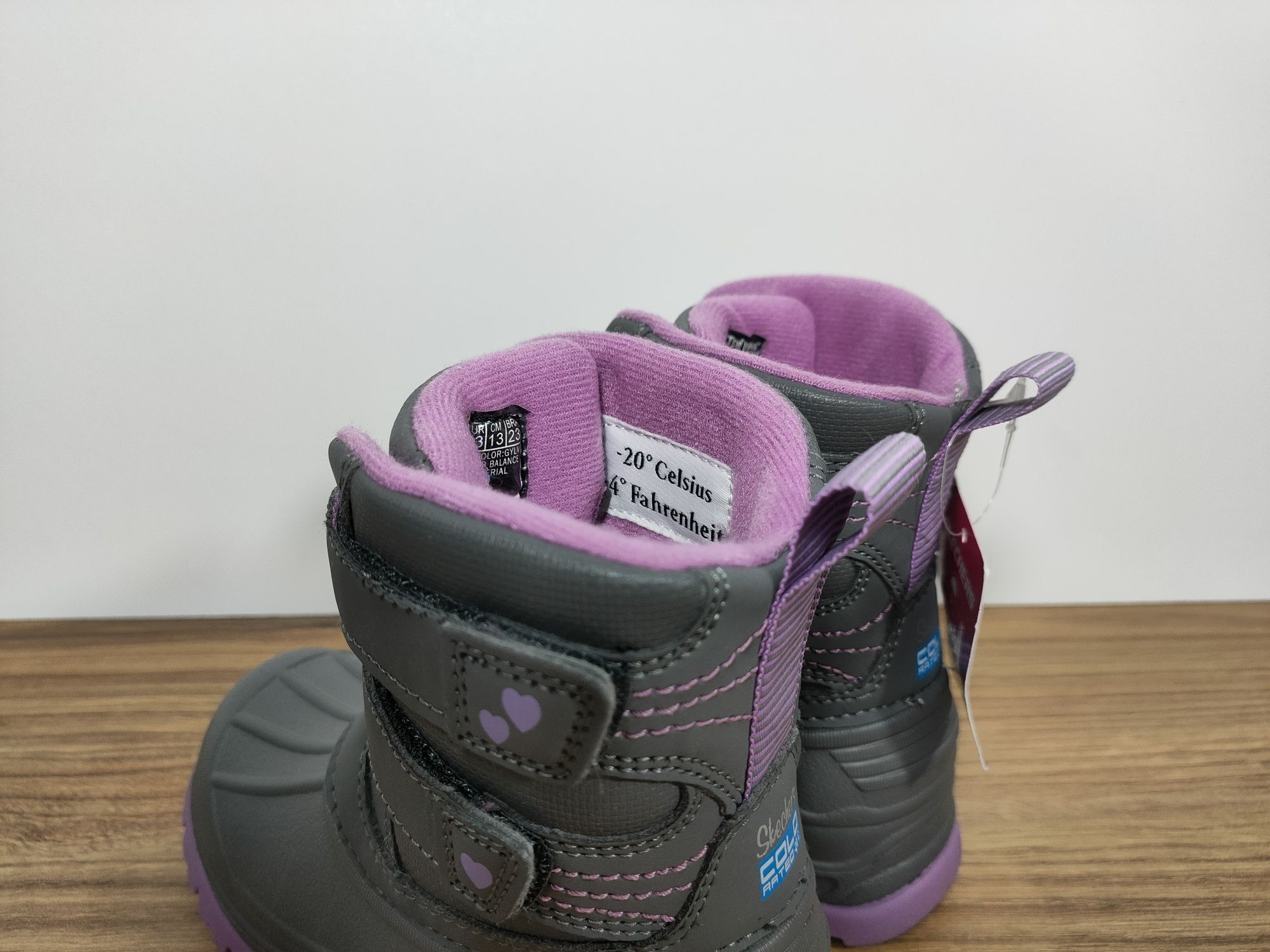 Buty Skechers Waterproof dziecięce do -20stopni C r. 23 13cm