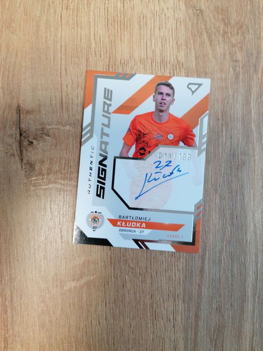 Karta sportzoo ekstraklasa signature Kłudka Zagłębie Lubin
