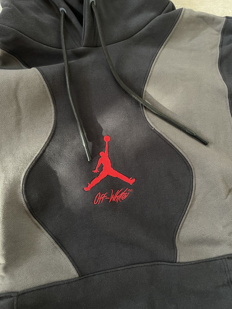 Nike Jordan X Off-White Hoodie (Худи,Джордан,Офф-Вайт,Кофта, Оригинал)