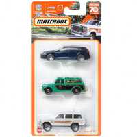 MATCHBOX 3-Pak Autka VOLVO V60 JEEP Wagoneer AUSTIN Mini Van HLC07