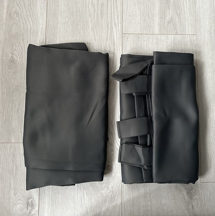 Zestaw 2 Zasłony 140x245cm Zaciemniające Termiczne Na Paskach